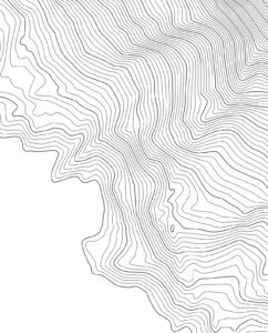 Mount Adams Elevation Contours Poster Seven Summits Art